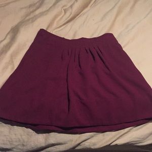 Maroon skirt